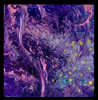 Lightning Bugs on Lilac Tree