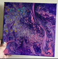 Lightning Bugs on Lilac Tree