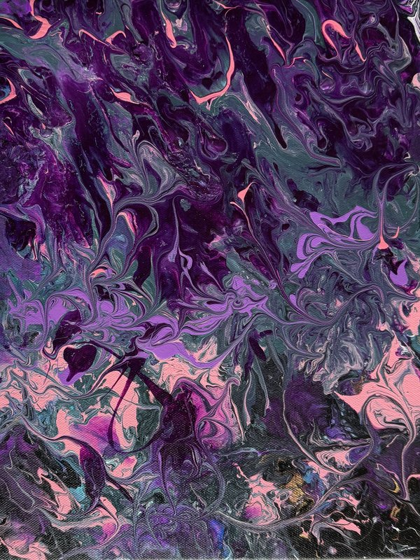 Cosmic Koi Ascending From A Sea Of Gems